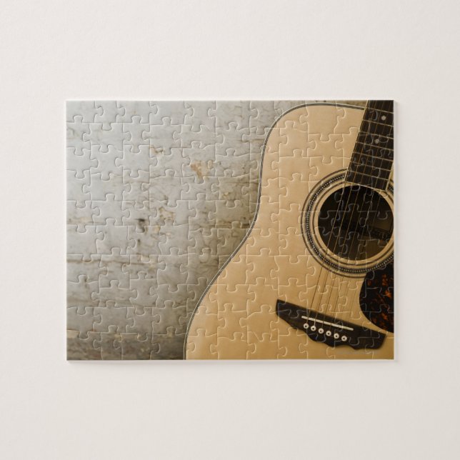 Puzzle Guitare et briques (Horizontal)