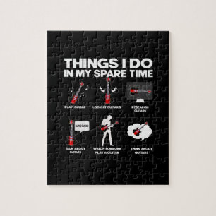 Puzzle Guitare Guitariste Addicité Musique Guitariste Ann