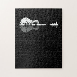 Puzzle Guitare Lover  Cadeau fantôme du lac Guitar