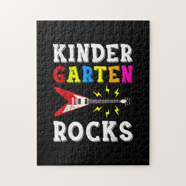 Puzzle Guitare Lover | Kindergarten Rocks Guitare (Vertical)