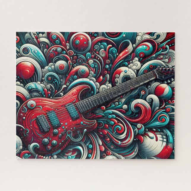 Puzzle Guitare Musique Rock (Horizontal)