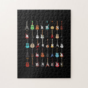 Puzzle Guitariste Guitare instrument de musique Rock et R