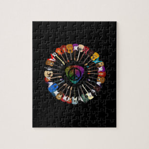 Puzzle Guitariste Variété guitare Anniversaire