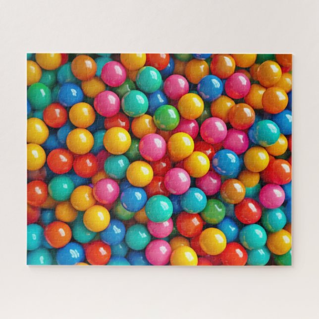 Puzzle Gumballs gomme colorée et bonbons (Horizontal)