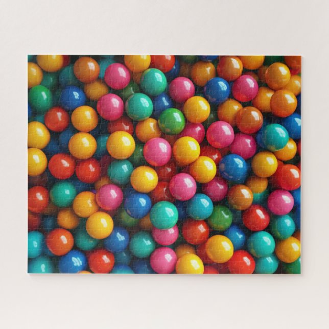 Puzzle Gumballs gomme colorée et bonbons (Horizontal)