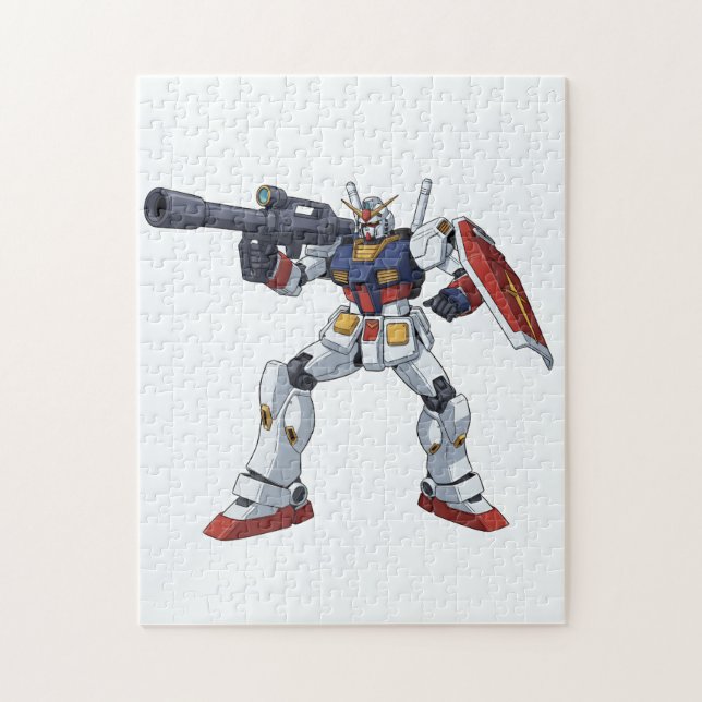 Puzzle Gundam Mecha Anime Illustrat Classique Rétro RX-78 (Vertical)