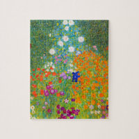 Gustav Klimt Bauerngarten Flower Garden Art