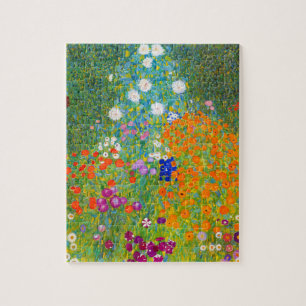Puzzle Gustav Klimt Bauerngarten Flower Garden Art