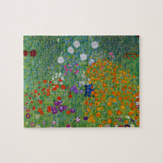 Puzzle Gustav Klimt Bauerngarten Flower Garden Art
