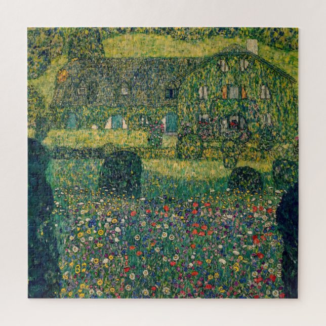 Puzzle Gustav Klimt - Country House by the Attersee (Vertical)