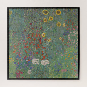 Puzzle Gustav Klimt, Jardin Agricole avec Tournesols