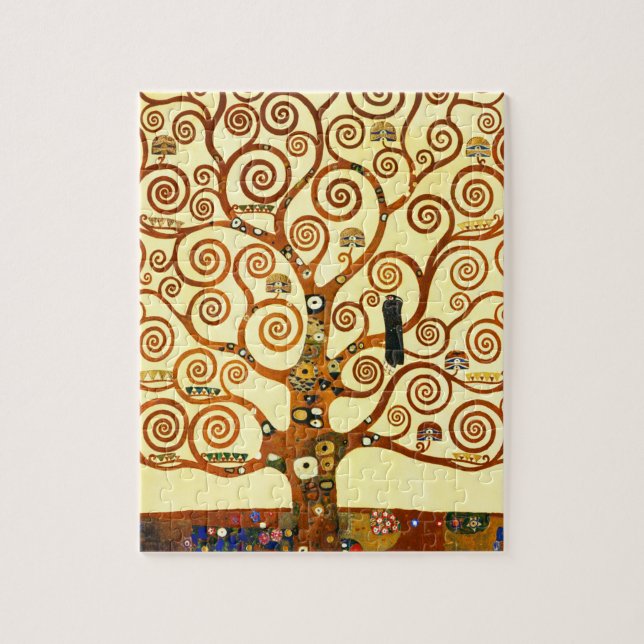 Puzzle Gustav Klimt L'Arbre de la Vie Art fine (Vertical)