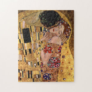 Puzzle Gustav Klimt : Le baiser (détail)