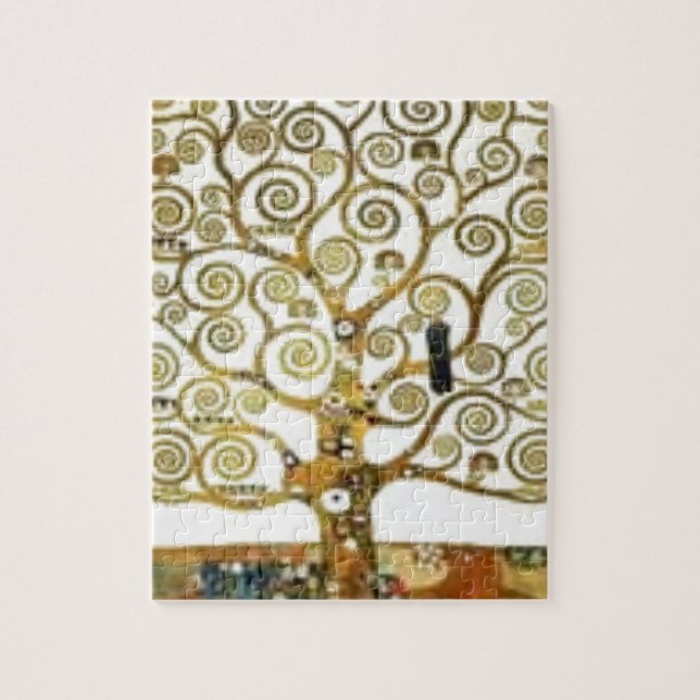 Puzzle Gustav Klimt - le tableau de l'arbre de vie (Vertical)
