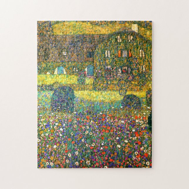 Puzzle Gustav Klimt : Maison de campagne chez l'Attersee (Vertical)