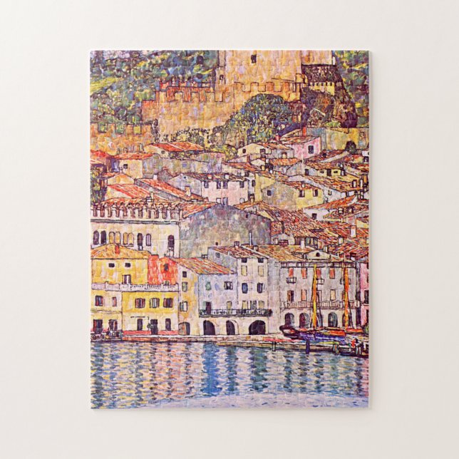 Puzzle Gustav Klimt. Malcesine am Gardasee peinture (Vertical)