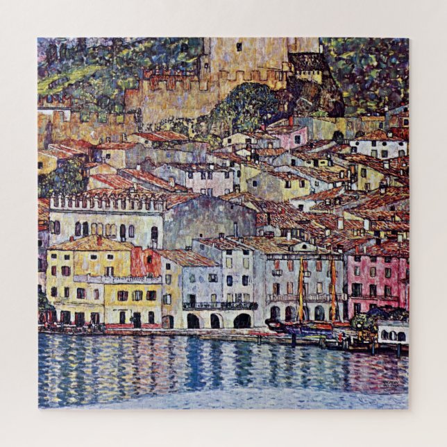 Puzzle Gustav Klimt - Malcesine au lac de Garde Italie (Vertical)
