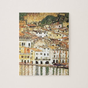 Puzzle Gustav Klimt - Malcesine sur le policier de lac