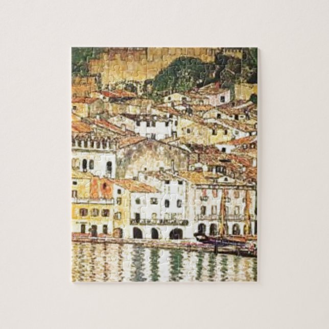 Puzzle Gustav Klimt - Malcesine sur le policier de lac (Vertical)