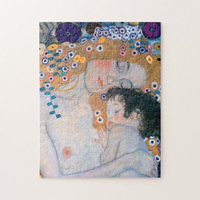 Puzzle Gustav Klimt - Mère et Enfant (Vertical)