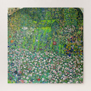 Puzzle Gustav Klimt - Paysage horticole et sommet de coll