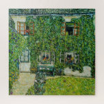 Puzzle Gustav Klimt - The House of Guardaboschi<br><div class="desc">The House of Guardaboschi / House in Weissenbach of Attersee Lake - Gustav Klimt,  Oil on Canvas,  1912</div>