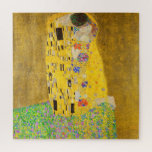 Puzzle Gustav Klimt The Kiss Fine Art<br><div class="desc">Gustav Klimt The Kiss Fine Art Jigsaw Puzzle.</div>