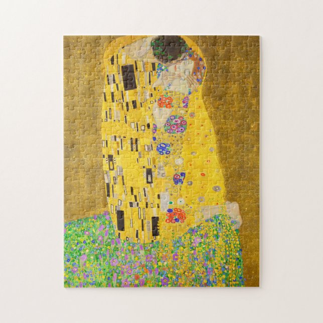 Puzzle Gustav Klimt The Kiss Fine Art (Vertical)