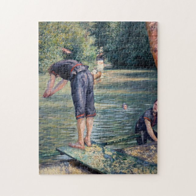 Puzzle Gustave Caillebotte - Bathers, Banque des Yerres (Vertical)