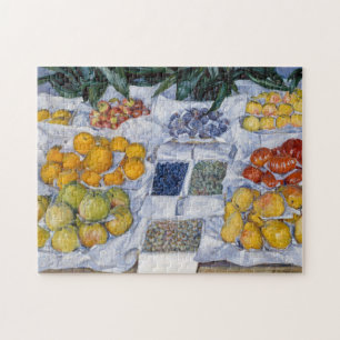 Puzzle Gustave Caillebotte - Fruits disposés sur un étala