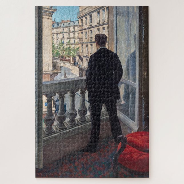 Puzzle Gustave Caillebotte - Homme à la fenêtre (Vertical)