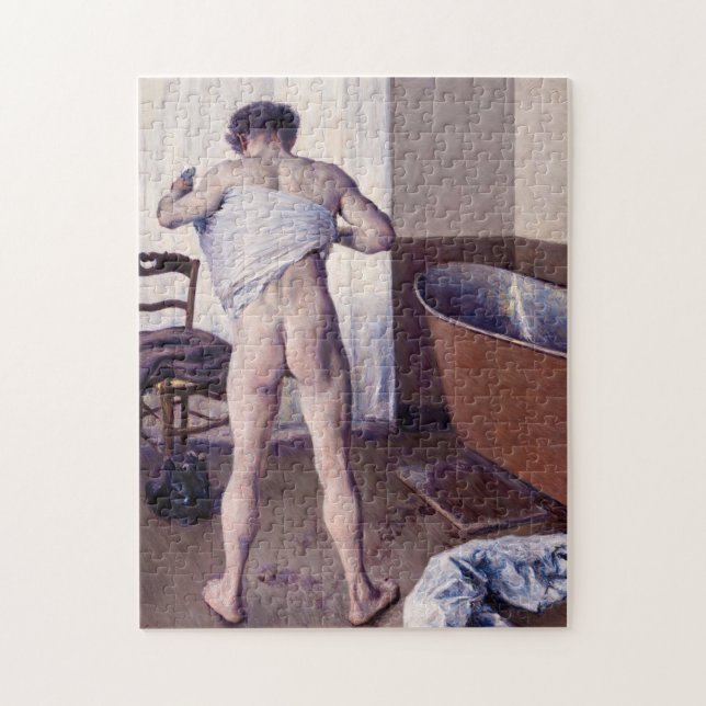 Puzzle Gustave Caillebotte - Homme à son bain (Vertical)