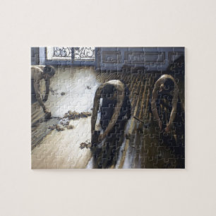 Puzzle Gustave Caillebotte- les planeuses de parquet