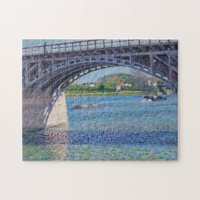 Puzzle Gustave Caillebotte - Pont à Argenteuil et Seine (Horizontal)