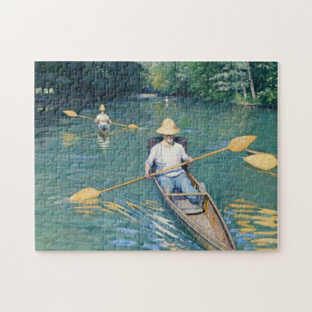 Puzzle Gustave Caillebotte - Skiffs on the Yerres (Horizontal)