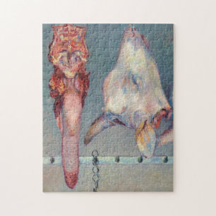 Puzzle Gustave Caillebotte - Tête de veau et langue de bo