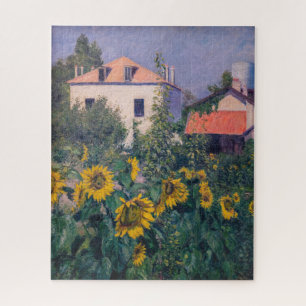 Puzzle Gustave Caillebotte - Tournesols, Jardin