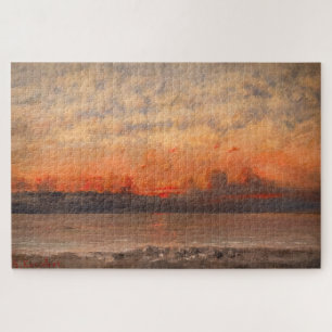 Puzzle Gustave Courbet - Coucher de soleil