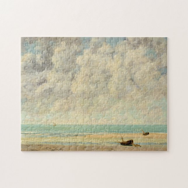 Puzzle Gustave Courbet | la mer calme (Horizontal)