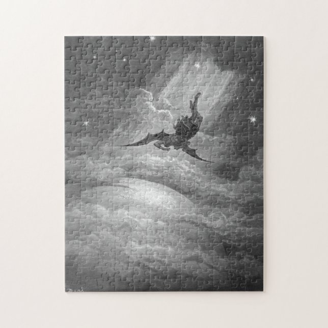 Puzzle Gustave Dore Satan Du Paradis Perdu John Milton (Vertical)