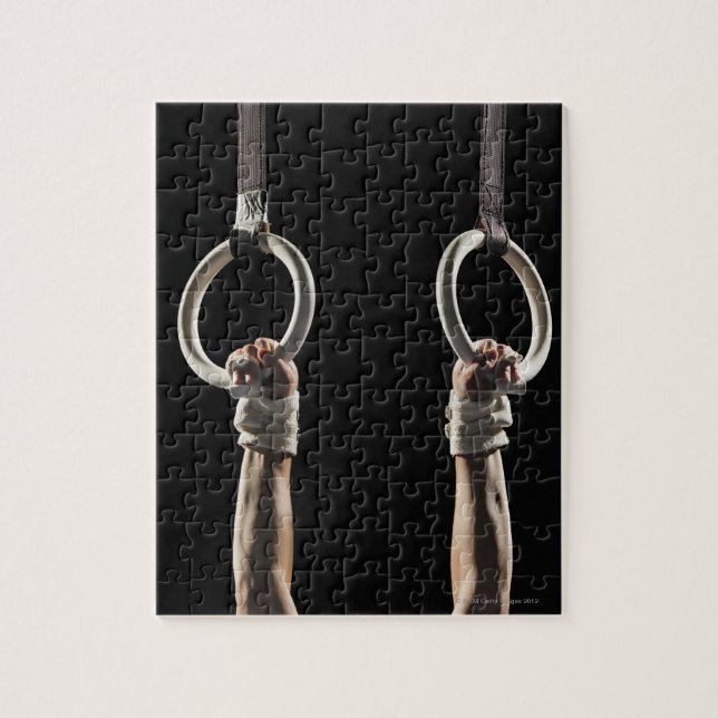 Puzzle Gymnaste balançant des anneaux 2 (Vertical)