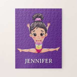 Puzzle Gymnaste de gymnastique personnalisée moderne tend