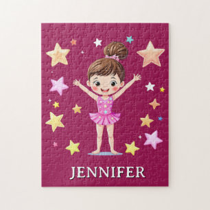 Puzzle Gymnaste de gymnastique personnalisée tendance mod