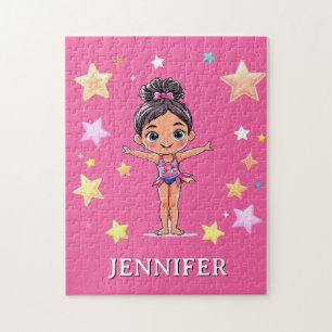Puzzle Gymnaste de gymnastique personnalisée tendance mod