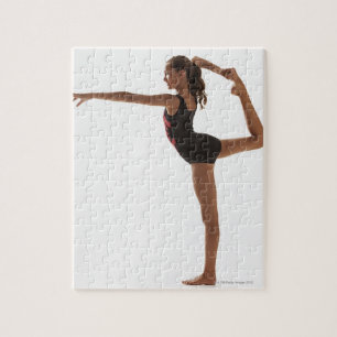 Puzzle Gymnaste féminine (12-13) équilibrant sur une jamb