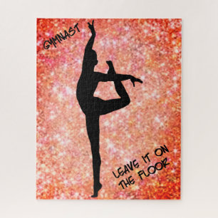 Puzzle Gymnaste Laissez-le sur le sol Sassy Sparkle Puzzl