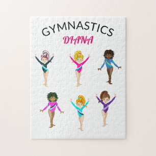 Puzzle Gymnastique 6 gymnaste personnalisée fille