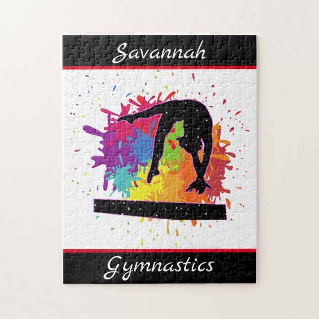 Puzzle Gymnastique Balance Paint Splatter (Vertical)