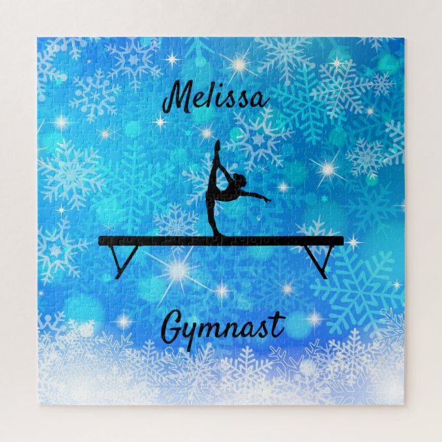 Puzzle Gymnastique Balayage de flocon de neige (Vertical)