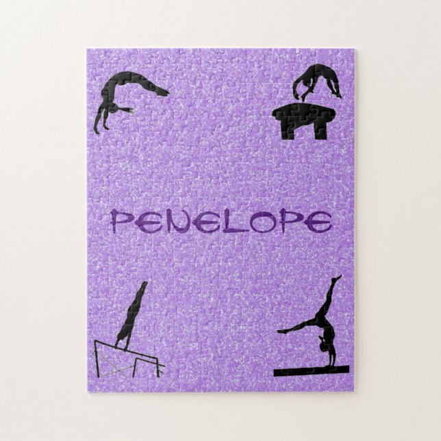 Puzzle Gymnastique Événements Étincelle violette (Vertical)